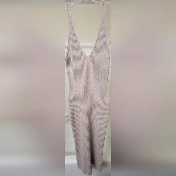 white christmas dresses Organic Pima Cotton Cable Knit Iris Dress Extra Small